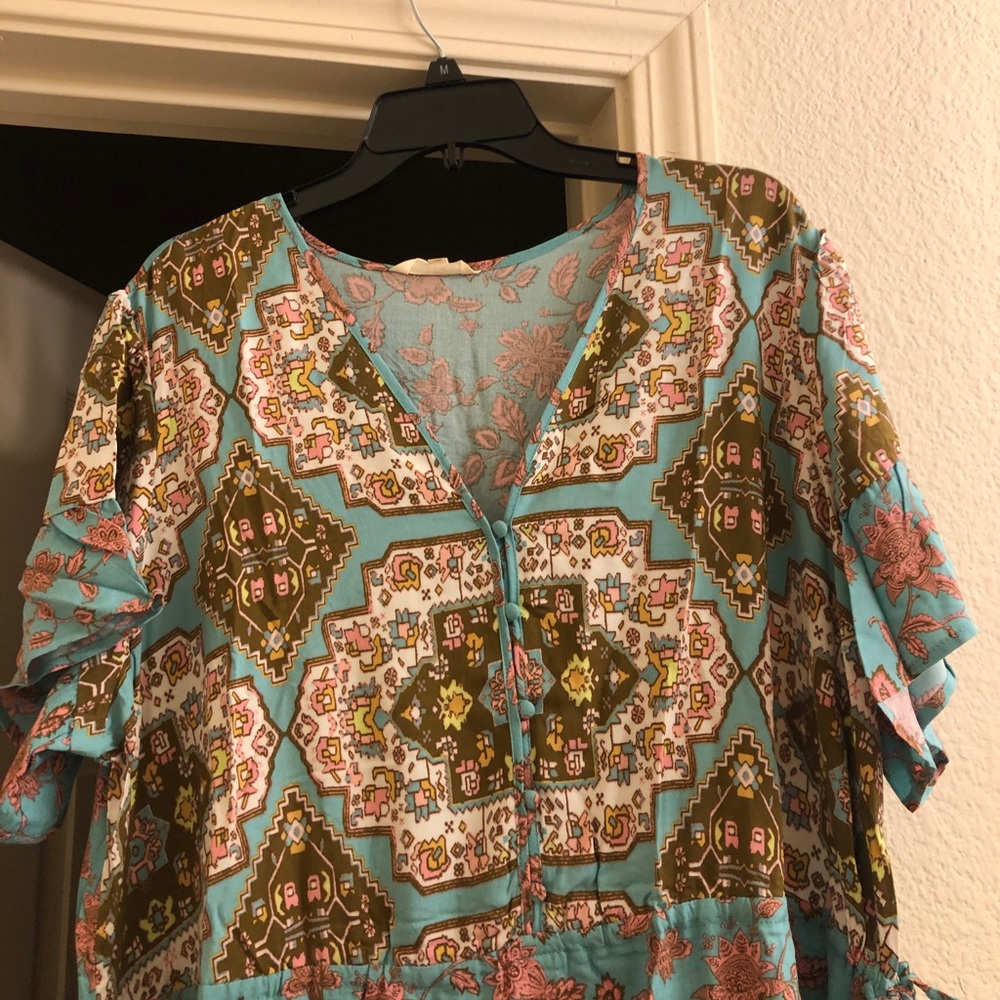 NWT Matilda Jane Just For A Moment Dress Bohemian Maxi Floral Women's XXL